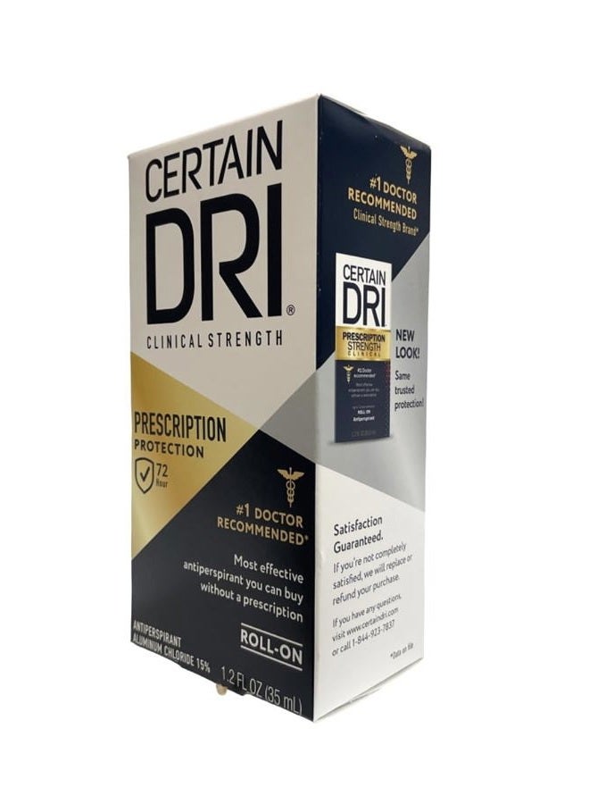 Certain Dri Anti-Perspirant, Roll-On, Pack of 3, 1.2 oz - Image 1